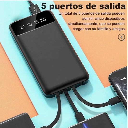 Tentfy Fast-Charge Power Bank – 10,000mAh / 20,000mAh USB Type-C External Battery with Quick Charge Technology