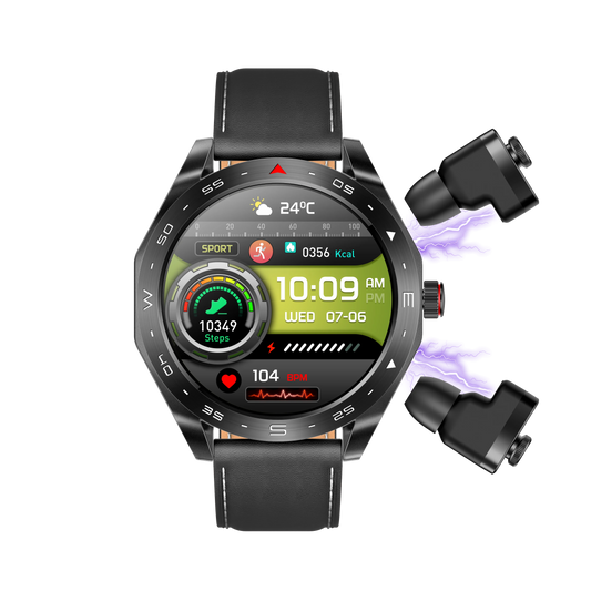 Tentfy Fusion T95 – Smartwatch + TWS Earbuds. One Device, Double Power
